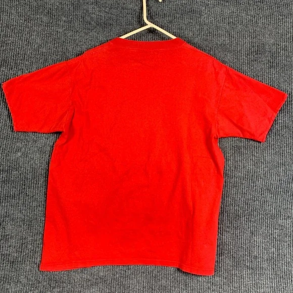 VTG Wellington‎ Apparel Mickey Mouse T Shirt Mens Large Red Disney Retro 90s USA - Picture 10 of 13